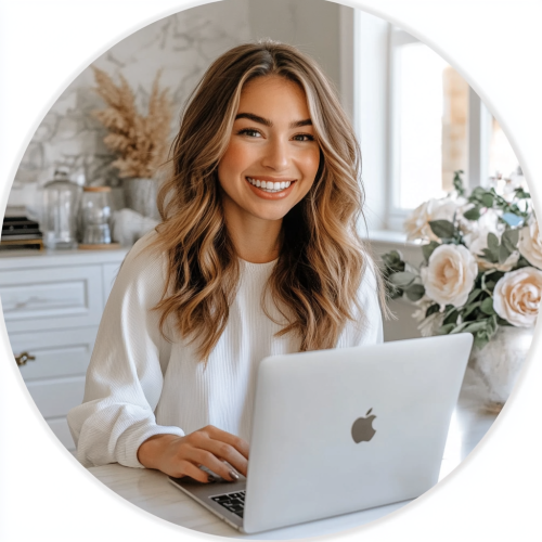 Exciting Female Entrepreneur in Inspiring Workspace