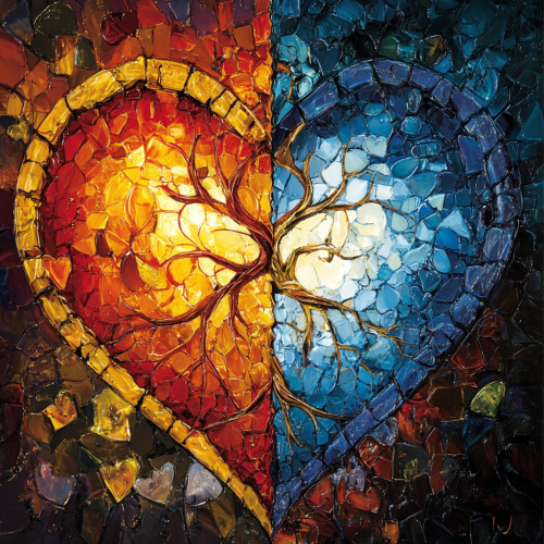 Four-Part Heart: Cracked, Mended, Shiny, and Loved
