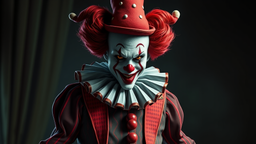 Full Body Art of 'It' the Clown