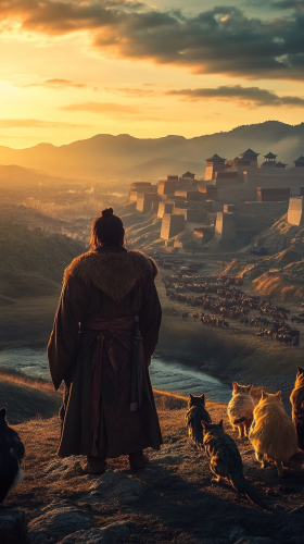 Genghis Khan's Army Awaits, Sunset Overlooking Balohia