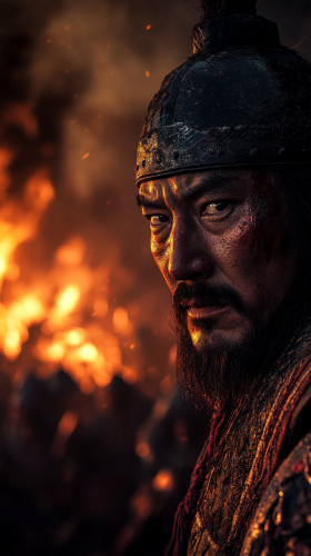 Genghis Khan Cinematic Portrait