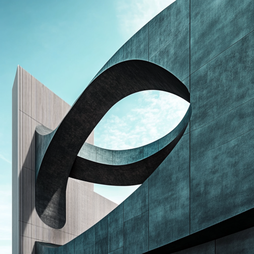 Geometric Shapes Symbolize Company's Modern Vision