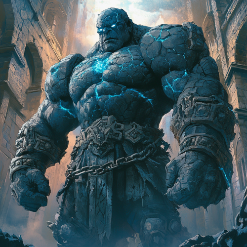 Giant Cyrus, Iron & Stone Leader of Shadowforged