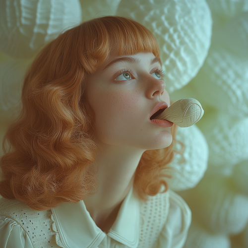 Girl Bites Lacoste Sneaker in High Fashion Editorial Girl Bites Lacoste Sneaker in High Fashion Editorial