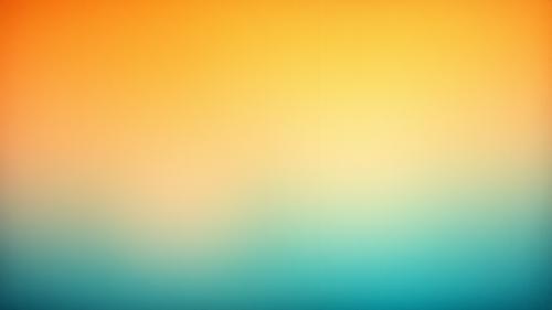 Gradient of warm oranges and cool blues background. Vintage feel.