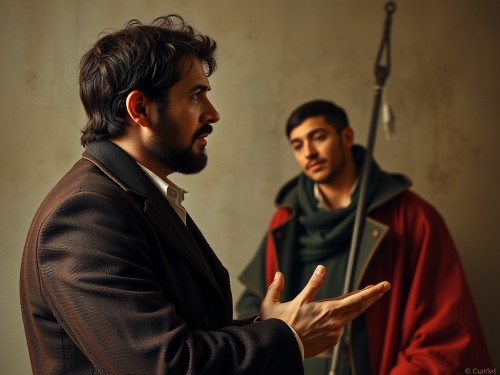 Guillaume Faury Arguing with an Unseen Person