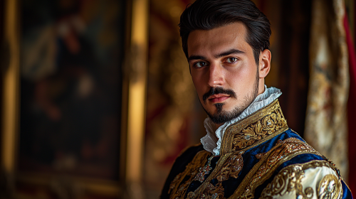 Handsome Romanian Prince's Photorealistic Portrait