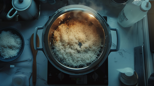 Haunted Rice Cooker in Modern Kitchen