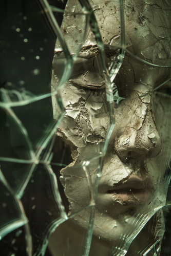 Hidden danger in silence: calm exterior, fierce inside.