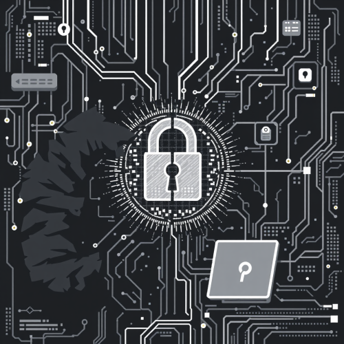 Illustration of Cybersecurity Skills Gap in Pixel Art Illustration of Cybersecurity Skills Gap in Pixel Art