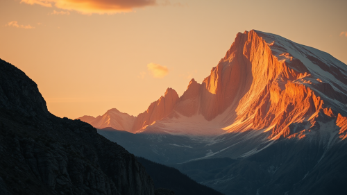 Israelite Warrior Overlooking Mountain in Cinematic Lighting
