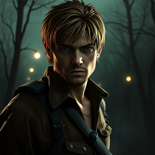 James from the Silent Hill 2 Game