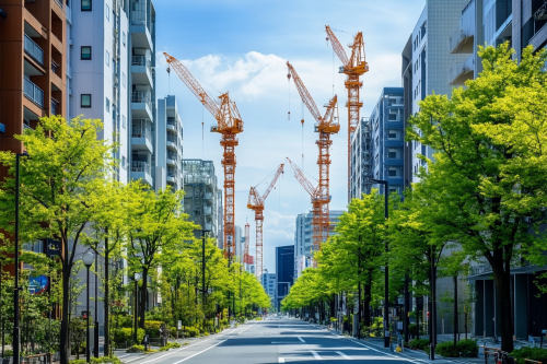 Japan's Growing Cityscape: Construction and Modernization