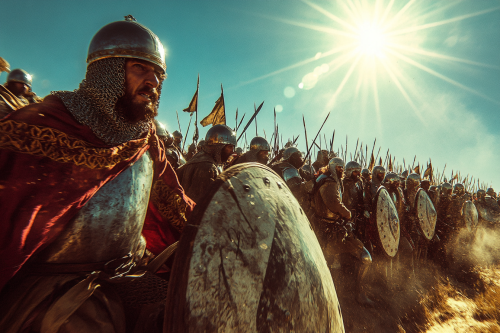 King Baldwin IV Leads Crusaders into Battle