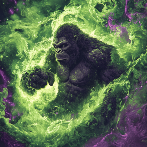 King Kong trapped in Elemental Ash Tempest King Kong trapped in Elemental Ash Tempest