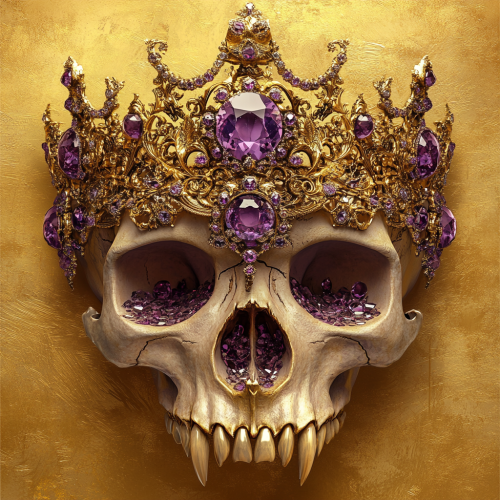 King of the animal kingdom, adorned with royalty.