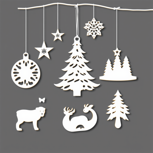 Laser Cut Christmas Ornaments and Tree Decorations