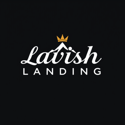LavishLanding Simple Luxury Hosting Business Logo