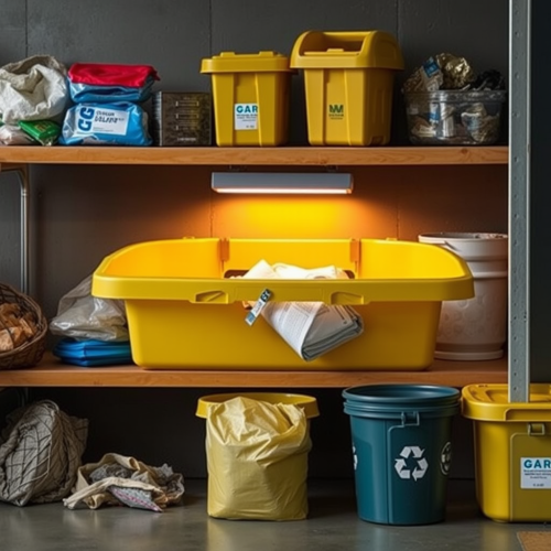 Learning How to Sort Waste in Space Study