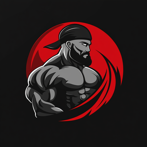 Logo for tough coaching brand with bold colors