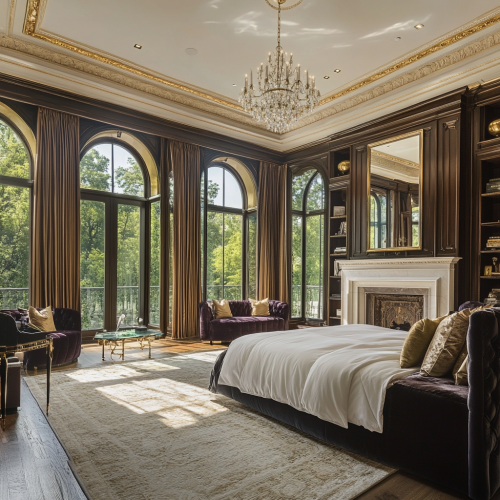 Luxurious, Modern Master Bedroom for Young Millionaire