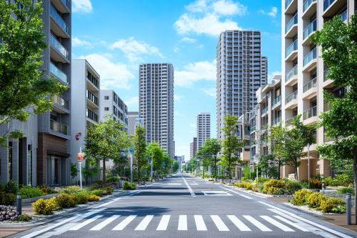Luxury Japanese Condo Living in Upscale Urban Area