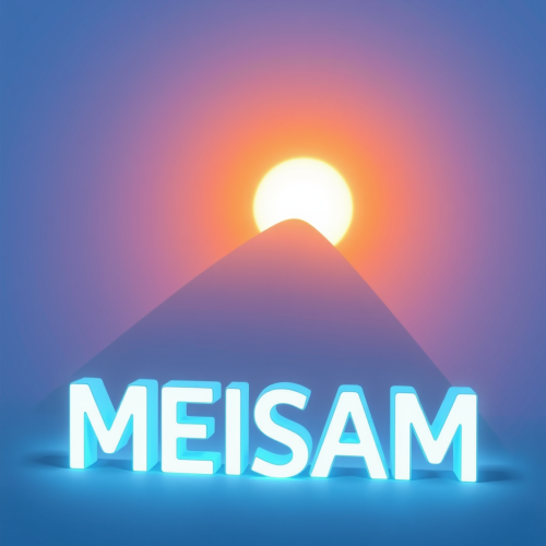 MEISAM in N Shape in Light Sky Blue