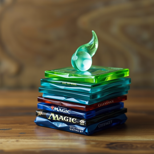 Magical Cards creating a Stack of Power