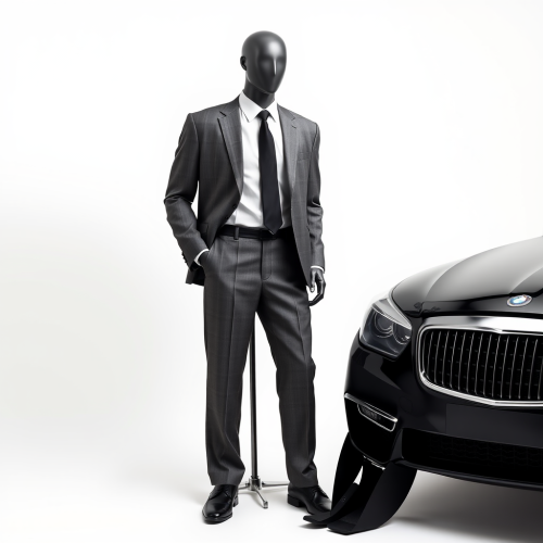 Mannequin Dressed in Chauffeur's Formal Attire