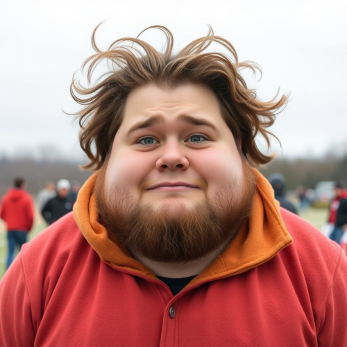 Matt, the very chubby man with brown hair.