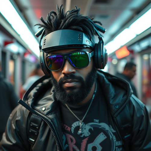 Mike Pondsmith Portrayed as a Cyberpunk Fixer