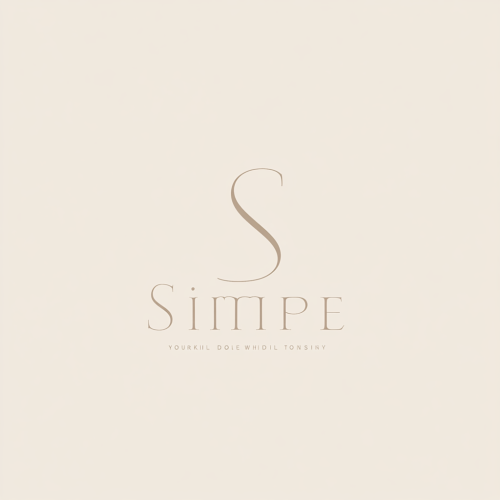 Minimalist logo for SimpleStyle: elegance, simplicity, and professionalism.