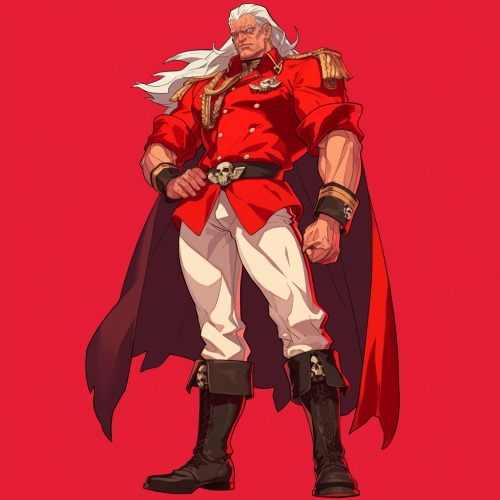 Mixed Magneto and M. Bison anime character Mixed Magneto and M. Bison anime character