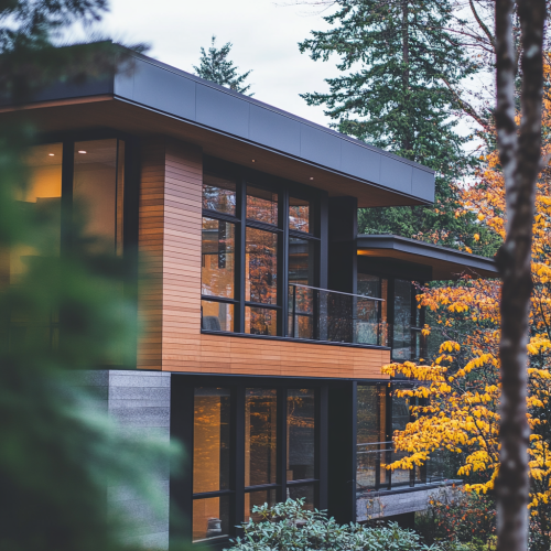 Modern North Vancouver Home in Natural Surroundings