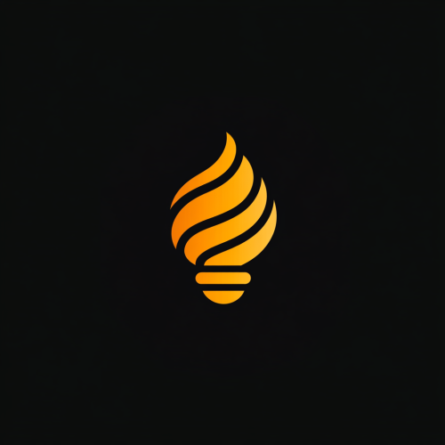 Modern logo for smart light brand with minimal design