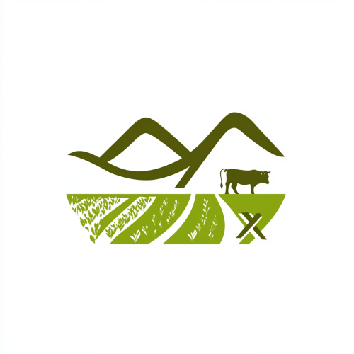 Modern logo with 'Agropec X' text, farm landscape theme.