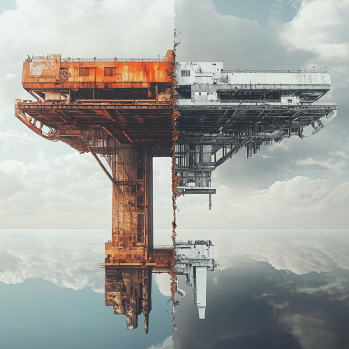 Modern vs Old: Metaphor of Calm Scandinavian Upgrade.