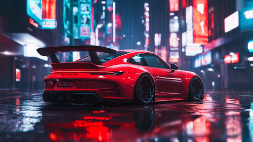 Need for Speed-style Porsche 911 GT, facelift, wide body. Need for Speed-style Porsche 911 GT, facelift, wide body.