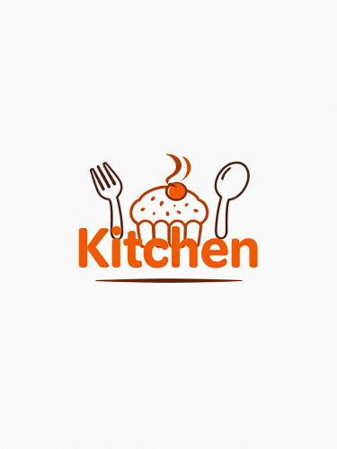 Organic Kitchen and Food Logo in 4K Quality