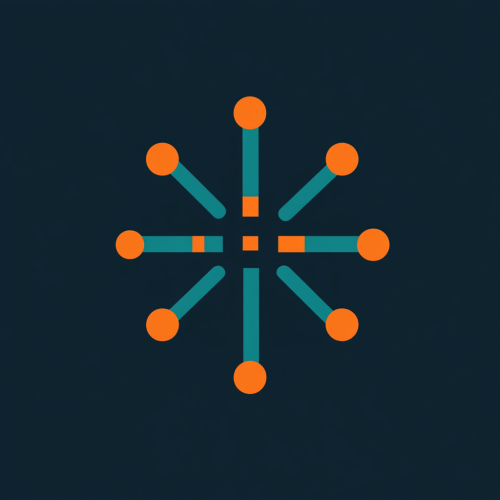 PC Doctor Logo: Simple circuit lines, orange accent.