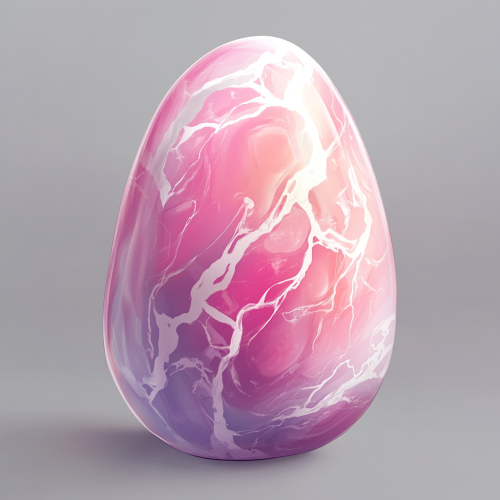 Pearl and agate stone combined in a smooth shape.