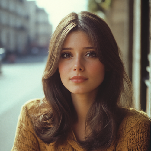 Portrait of a Beautiful Woman in the 1970s