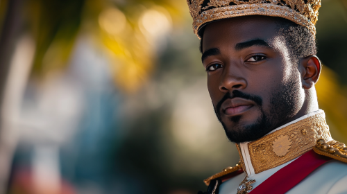 Portrait of a Handsome Prince from Saint Kitts