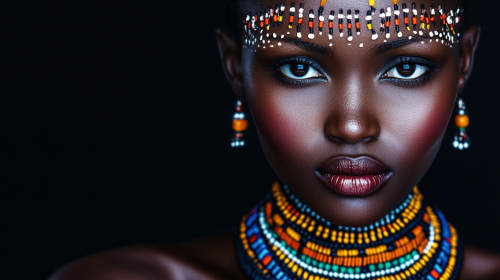 Portrait of a Kenyan woman