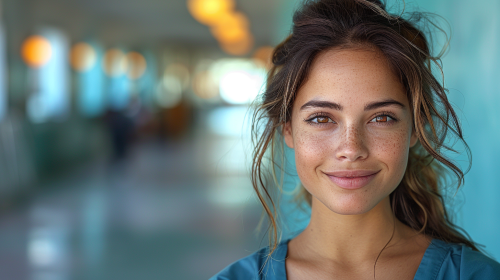 Portrait of a Wise Guatemalan Woman in Hospital Portrait of a Wise Guatemalan Woman in Hospital