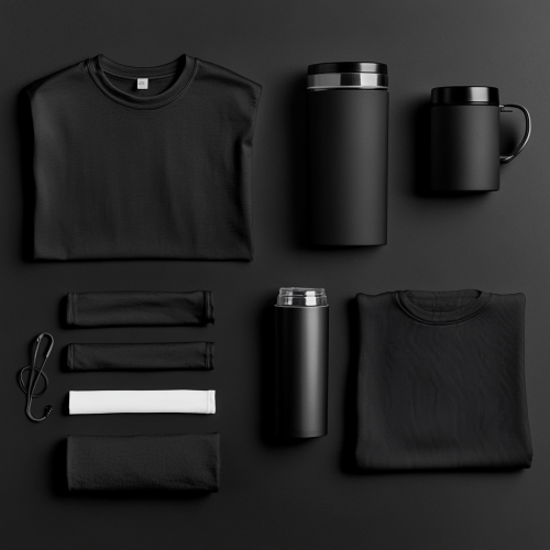 Professional Mockup Bundle with Black and White Items