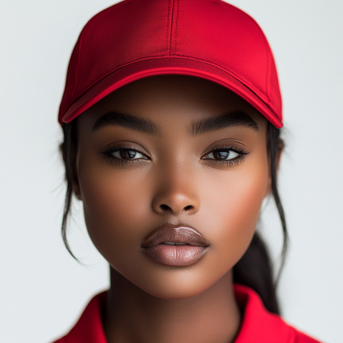 Professional Portrait of Strong Athletic Black Woman