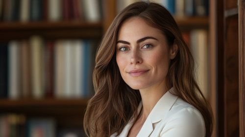 Professional headshot business photorealistic for LinkedIn profile picture.