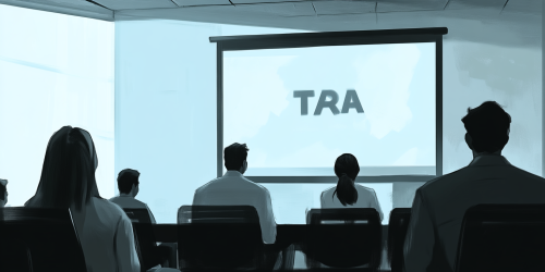 Professional setting with confident individual explains STAR method.