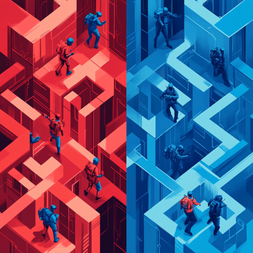 Red Team's Innovation vs Blue Team's Tradition